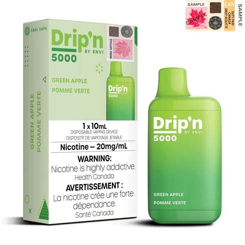 Drip'n by Envi 5000 Puffs Disposable [FED] (Non-Ontario)