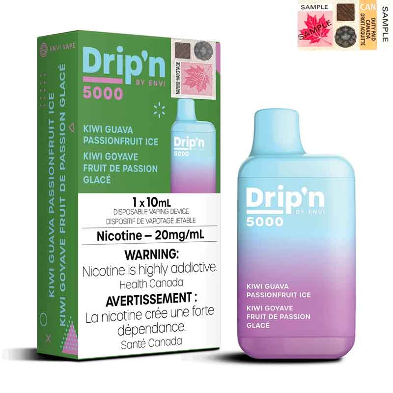 Drip'n by Envi 5000 Puffs Disposable [FED] (Non-Ontario)