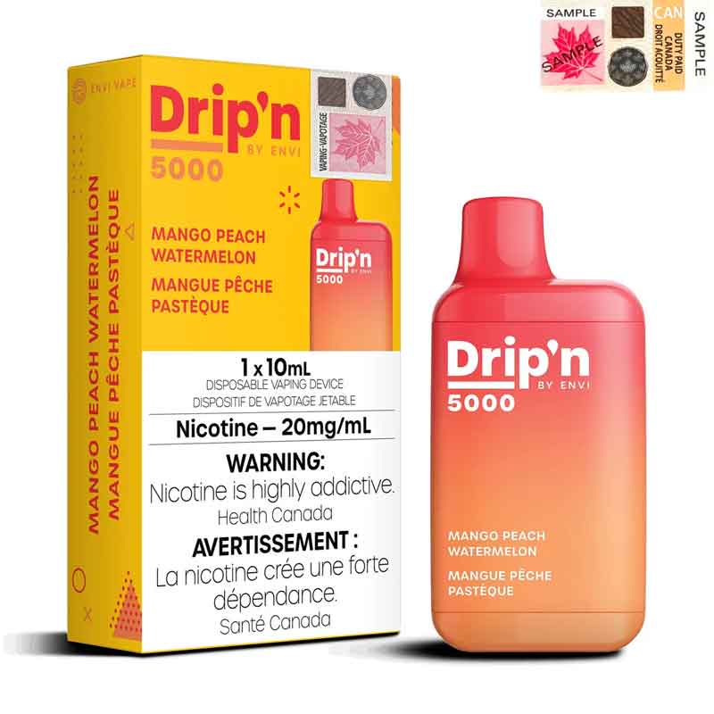 Drip'n by Envi 5000 Puffs Disposable [FED] (Non-Ontario)