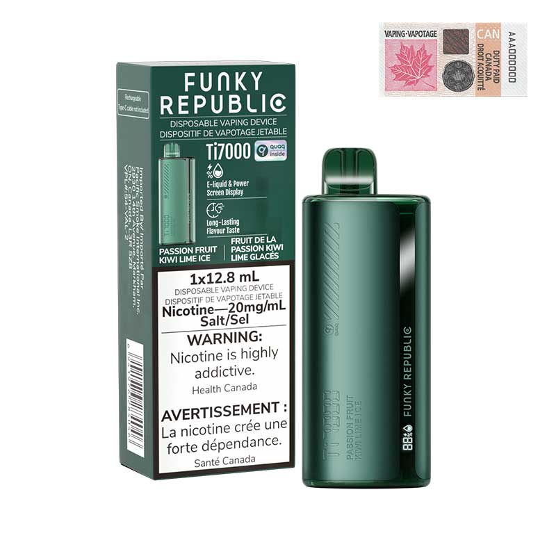 Funky Republic Ti7000 Disposable Vape [FED] (Non-Ontario)