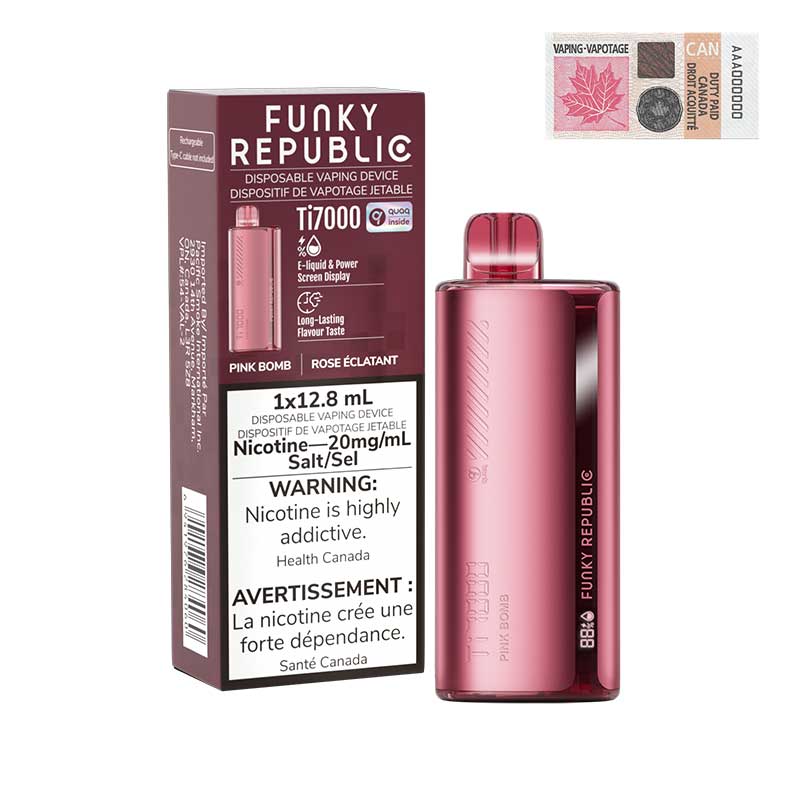 Funky Republic Ti7000 Disposable Vape [FED] (Non-Ontario)