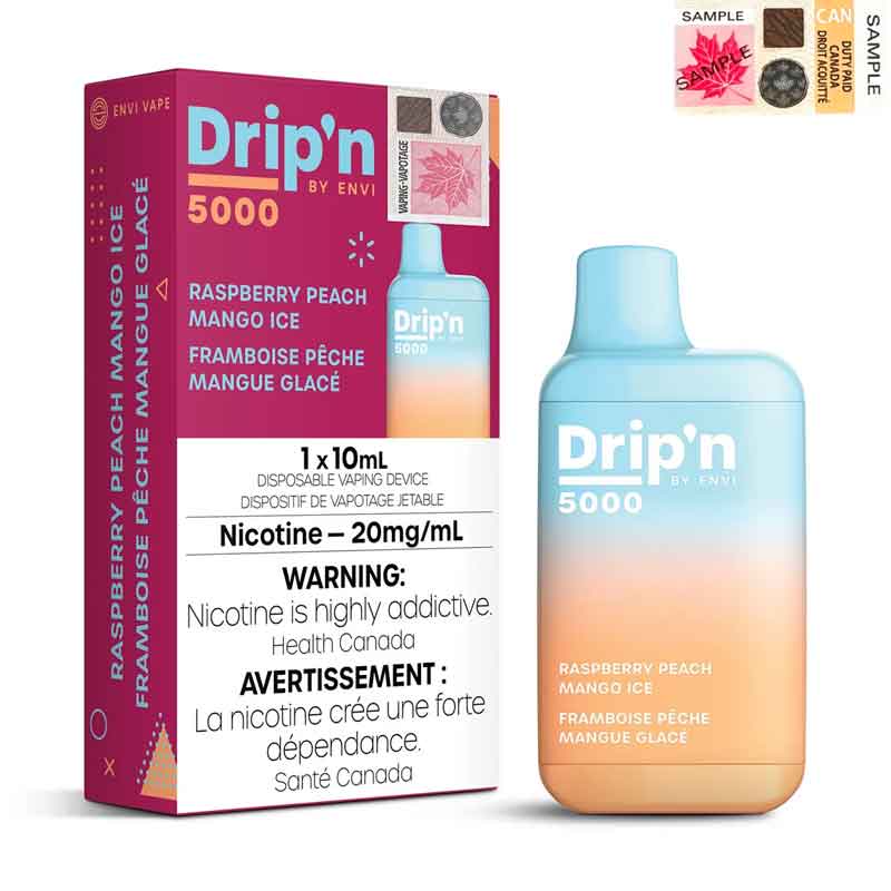 Drip'n by Envi 5000 Puffs Disposable [FED] (Non-Ontario)