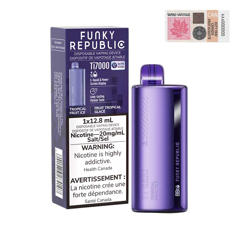 Funky Republic Ti7000 Disposable Vape [FED] (Non-Ontario)