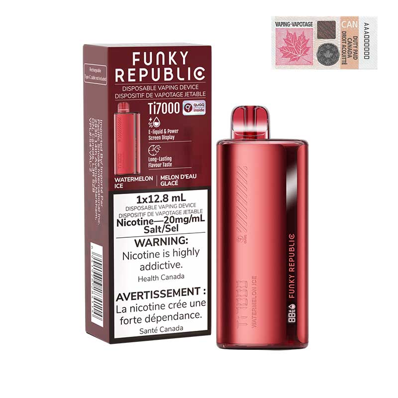 Funky Republic Ti7000 Disposable Vape [FED] (Non-Ontario)