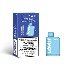 ELFBAR LOWIT 5500 Puffs Prefilled Pod
